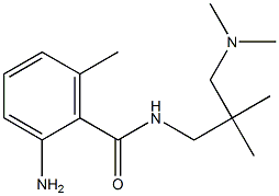 2-amino-N-{2-[(dimethylamino)methyl]-2-methylpropyl}-6-methylbenzamide Structure