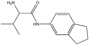 2-amino-N-2,3-dihydro-1H-inden-5-yl-3-methylbutanamide Structure