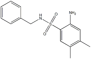 2-amino-N-benzyl-4,5-dimethylbenzene-1-sulfonamide