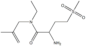 2-amino-N-ethyl-N-(2-methylprop-2-enyl)-4-(methylsulfonyl)butanamide