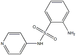 2-amino-N-pyridin-4-ylbenzenesulfonamide 结构式