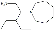 2-azepan-1-yl-3-ethylpentan-1-amine Struktur