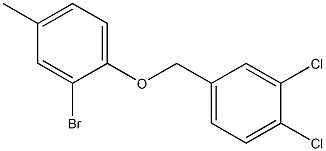 2-bromo-1-[(3,4-dichlorophenyl)methoxy]-4-methylbenzene Structure