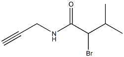 2-bromo-3-methyl-N-prop-2-ynylbutanamide Structure