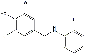 2-bromo-4-{[(2-fluorophenyl)amino]methyl}-6-methoxyphenol