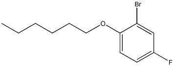 2-bromo-4-fluoro-1-(hexyloxy)benzene Structure