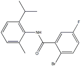 2-bromo-5-fluoro-N-[2-methyl-6-(propan-2-yl)phenyl]benzamide