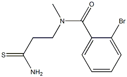  2-bromo-N-(2-carbamothioylethyl)-N-methylbenzamide