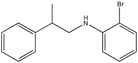 2-bromo-N-(2-phenylpropyl)aniline 化学構造式
