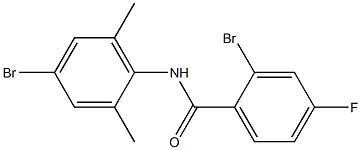 2-bromo-N-(4-bromo-2,6-dimethylphenyl)-4-fluorobenzamide|