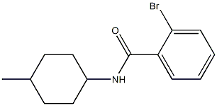 2-bromo-N-(4-methylcyclohexyl)benzamide Struktur