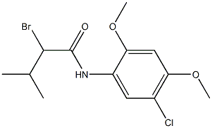 2-bromo-N-(5-chloro-2,4-dimethoxyphenyl)-3-methylbutanamide Structure