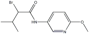 2-bromo-N-(6-methoxypyridin-3-yl)-3-methylbutanamide