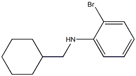 2-bromo-N-(cyclohexylmethyl)aniline Struktur