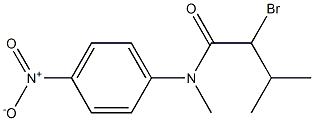 2-bromo-N,3-dimethyl-N-(4-nitrophenyl)butanamide,,结构式