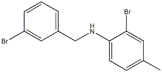 2-bromo-N-[(3-bromophenyl)methyl]-4-methylaniline