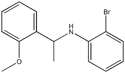 2-bromo-N-[1-(2-methoxyphenyl)ethyl]aniline Structure