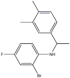 2-bromo-N-[1-(3,4-dimethylphenyl)ethyl]-4-fluoroaniline