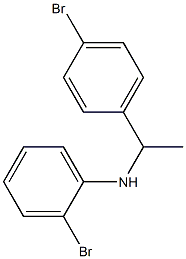 2-bromo-N-[1-(4-bromophenyl)ethyl]aniline Structure