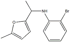 2-bromo-N-[1-(5-methylfuran-2-yl)ethyl]aniline Structure