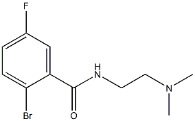 2-bromo-N-[2-(dimethylamino)ethyl]-5-fluorobenzamide|