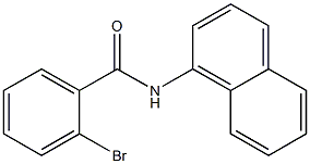2-bromo-N-1-naphthylbenzamide 化学構造式