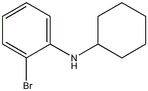 2-bromo-N-cyclohexylaniline,,结构式