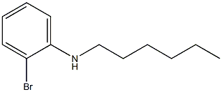 2-bromo-N-hexylaniline Structure