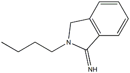 2-butyl-2,3-dihydro-1H-isoindol-1-imine Structure