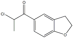 2-chloro-1-(2,3-dihydro-1-benzofuran-5-yl)propan-1-one Structure