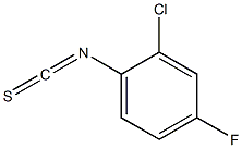 2-chloro-4-fluoro-1-isothiocyanatobenzene Struktur