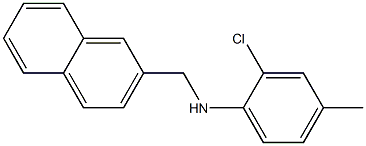  2-chloro-4-methyl-N-(naphthalen-2-ylmethyl)aniline