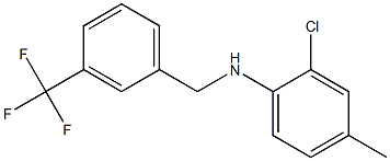 2-chloro-4-methyl-N-{[3-(trifluoromethyl)phenyl]methyl}aniline