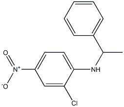 2-chloro-4-nitro-N-(1-phenylethyl)aniline 结构式