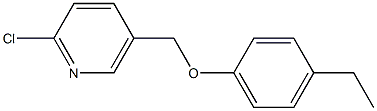  2-chloro-5-(4-ethylphenoxymethyl)pyridine