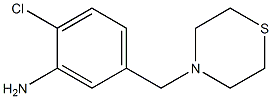  2-chloro-5-(thiomorpholin-4-ylmethyl)aniline