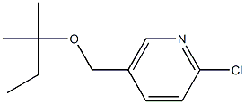 2-chloro-5-{[(2-methylbutan-2-yl)oxy]methyl}pyridine,,结构式