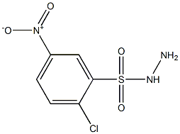 2-chloro-5-nitrobenzene-1-sulfonohydrazide 结构式