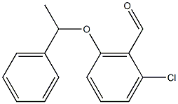 2-chloro-6-(1-phenylethoxy)benzaldehyde