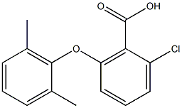 2-chloro-6-(2,6-dimethylphenoxy)benzoic acid Structure