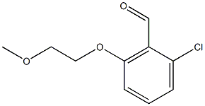 2-chloro-6-(2-methoxyethoxy)benzaldehyde 结构式