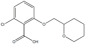 2-chloro-6-(oxan-2-ylmethoxy)benzoic acid Structure