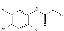 2-Chloro-N-(2,4,5-trichloro-phenyl)-propionamide Structure