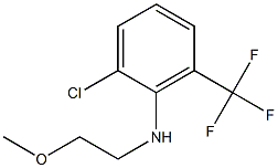 2-chloro-N-(2-methoxyethyl)-6-(trifluoromethyl)aniline 结构式