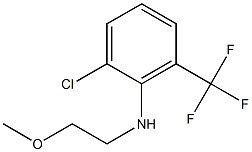 2-chloro-N-(2-methoxyethyl)-6-(trifluoromethyl)aniline,,结构式