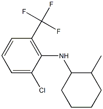 2-chloro-N-(2-methylcyclohexyl)-6-(trifluoromethyl)aniline,,结构式