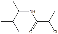 2-chloro-N-(3-methylbutan-2-yl)propanamide,,结构式