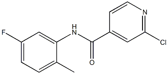 2-chloro-N-(5-fluoro-2-methylphenyl)pyridine-4-carboxamide