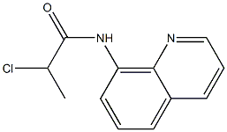 2-chloro-N-(quinolin-8-yl)propanamide 化学構造式