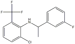 2-chloro-N-[1-(3-fluorophenyl)ethyl]-6-(trifluoromethyl)aniline|